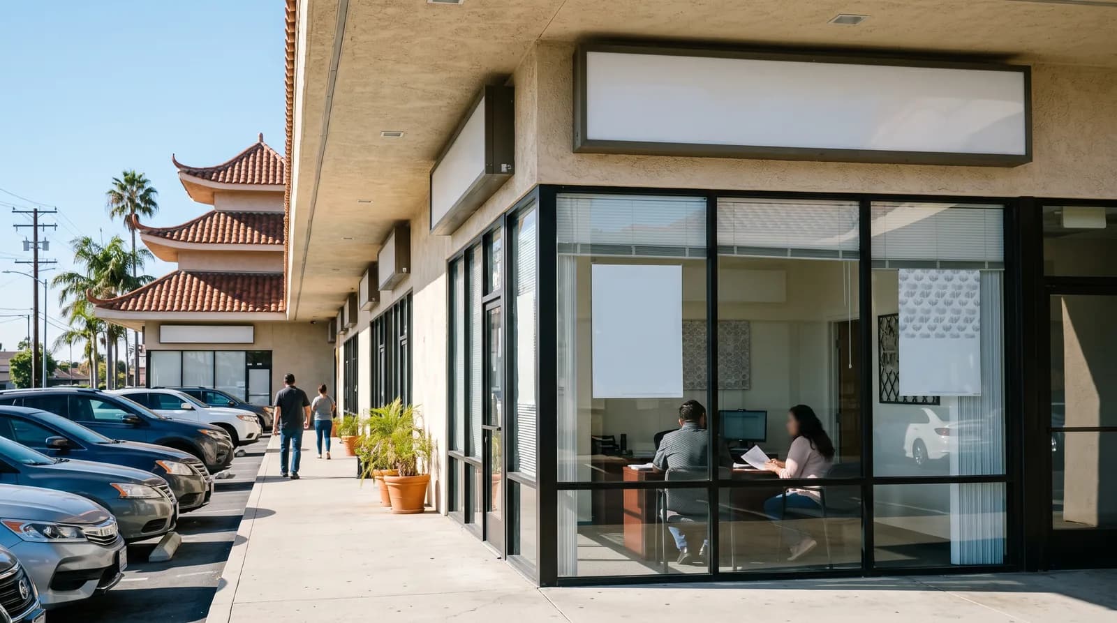 Consumer lending office in a Westminster plaza