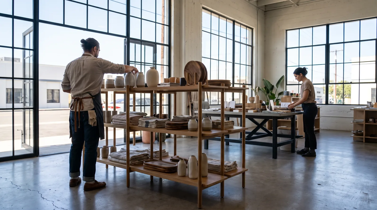 Small business showroom in Costa Mesa's design district